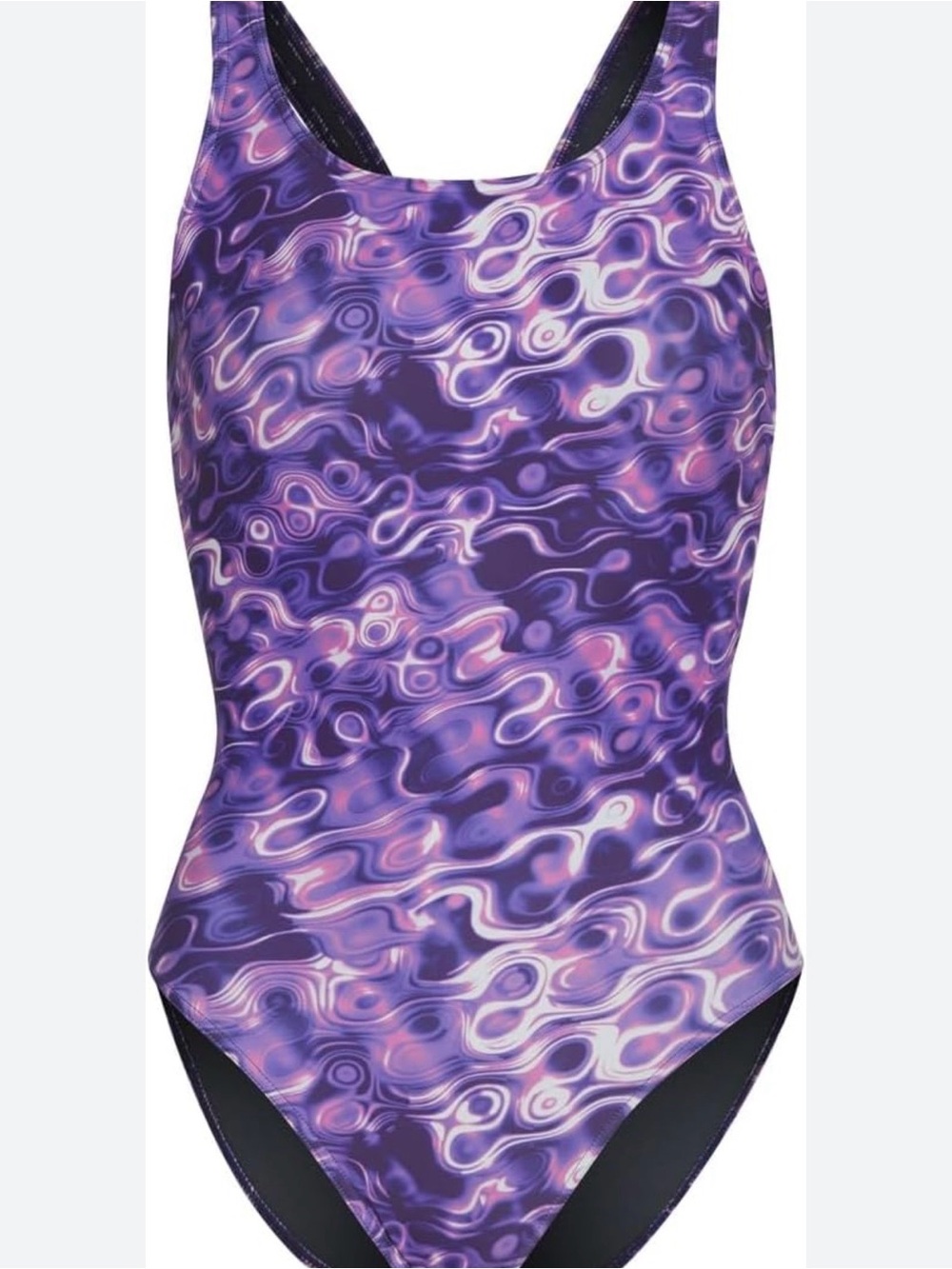 Purple Swirl One-Piece Women's Swimsuit